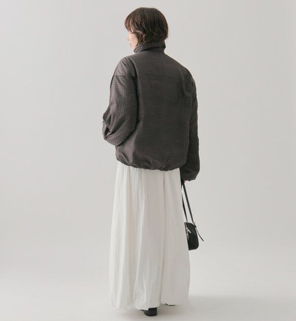  「中綿チェックダウン」|ダウン|