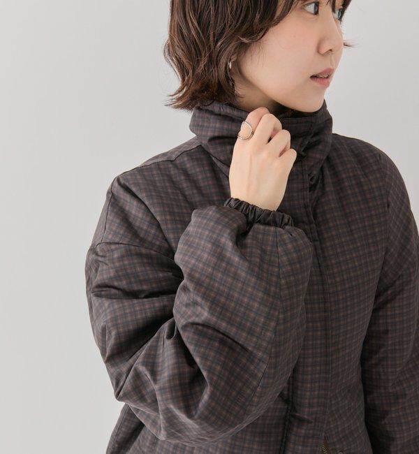  「中綿チェックダウン」|ダウン|