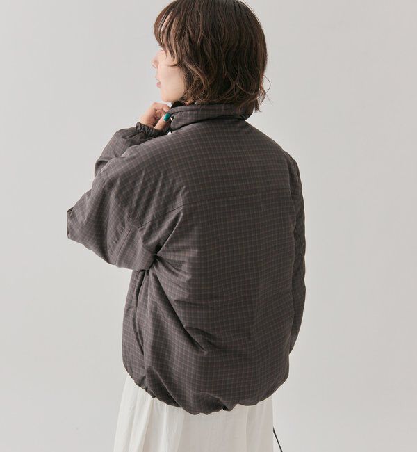  「中綿チェックダウン」|ダウン|