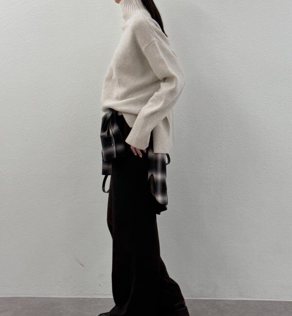  「ウール100タートルニット」|ニット・セーター|