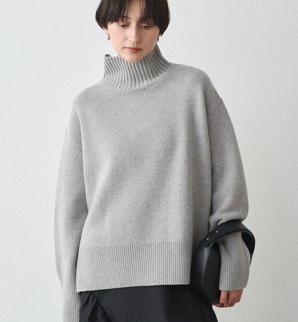  「ウール100タートルニット」|ニット・セーター|