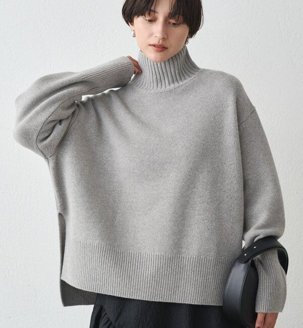  「ウール100タートルニット」|ニット・セーター|