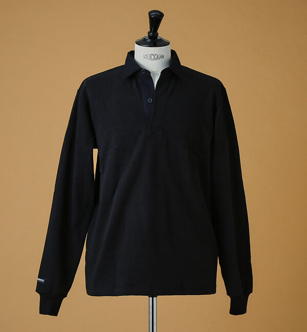 ABAHOUSE「【BARBARIAN / バーバリアン】 12oz ロングスリーブ 定番ラガー」|スウェット・ジャージ|ブラック