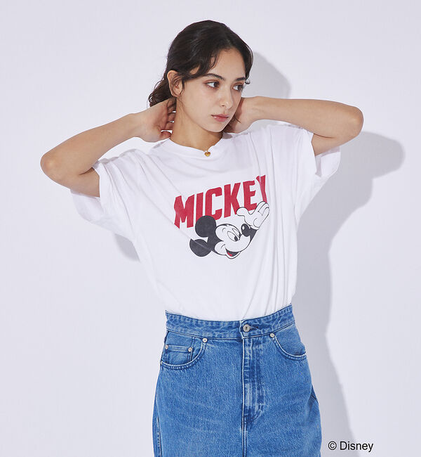 ABAHOUSE「【GOOD ROCK SPEED / グッドロックスピード】Disney/ Mi」|Tシャツ・カットソー|ホワイト系その他1