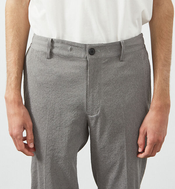 ABAHOUSE「【セットアップ対応】 PE-wrinkle ワッシャー イージースラックス /ス」|スラックス|