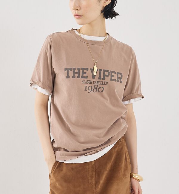 The Store by C' 「【REMI RELIEF】【別注】【WEB限定】THE VIPERロゴTシャツ【」|Tシャツ・カットソー|ブラウン