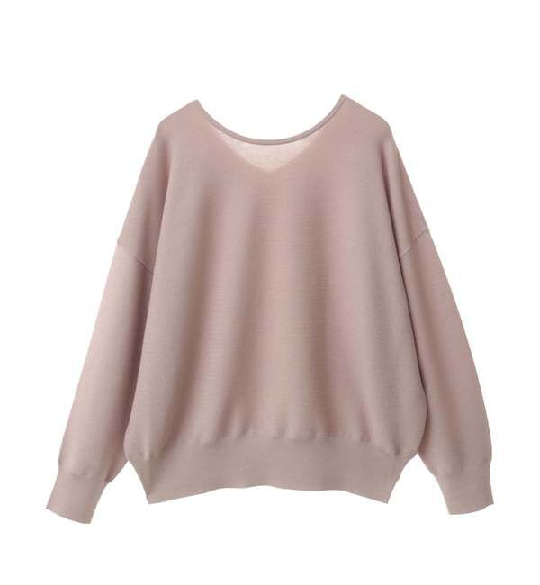 TIARA「2WAYガーターニット」|ニット・セーター|グレー