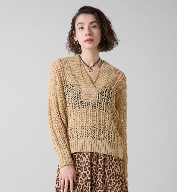 Liesse「透かし編みニット」|ニット・セーター|