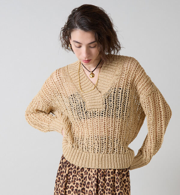 Liesse「透かし編みニット」|ニット・セーター|