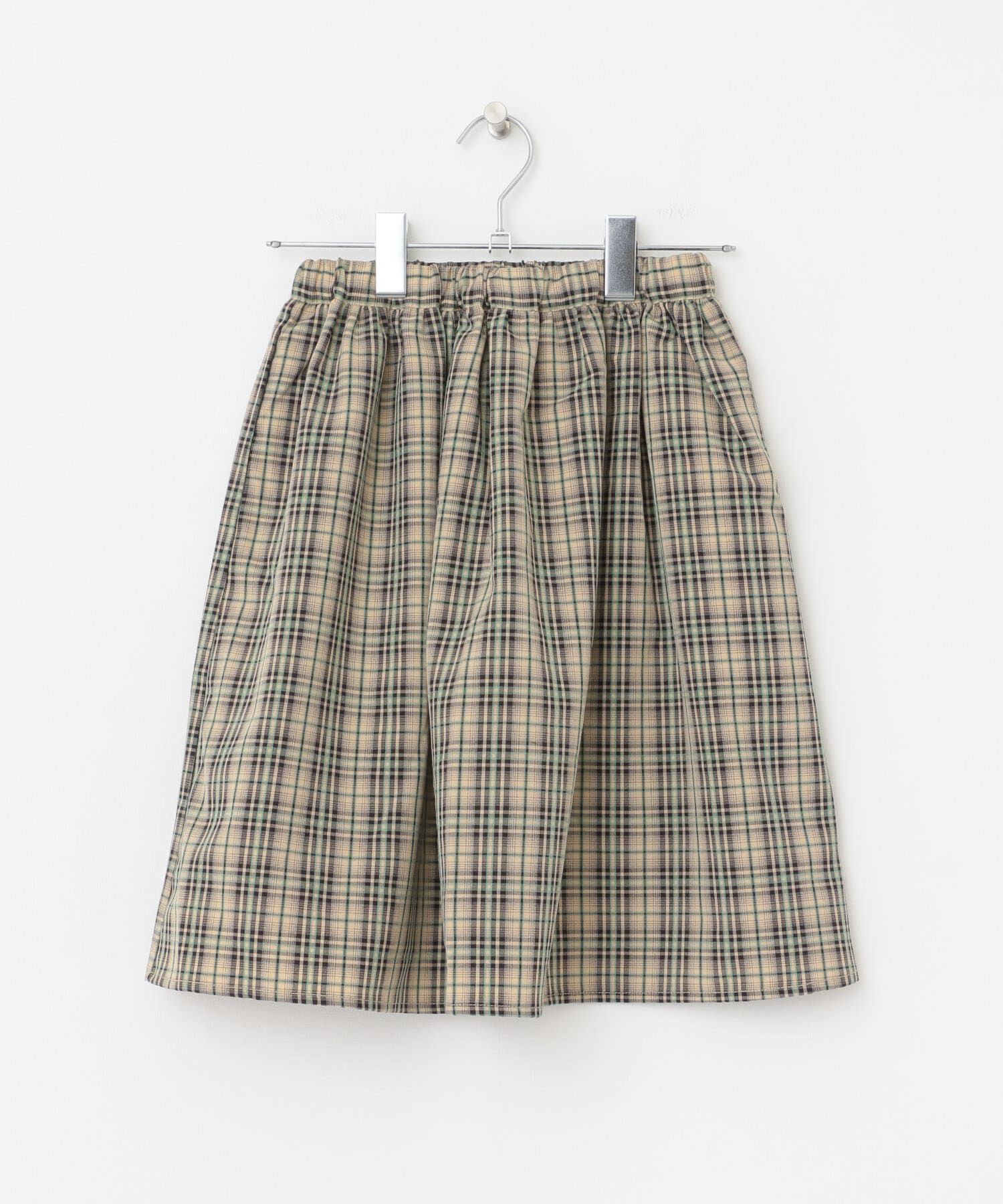 URBAN RESEARCH DOORS「チェックギャザースカート(KIDS)」|その他|