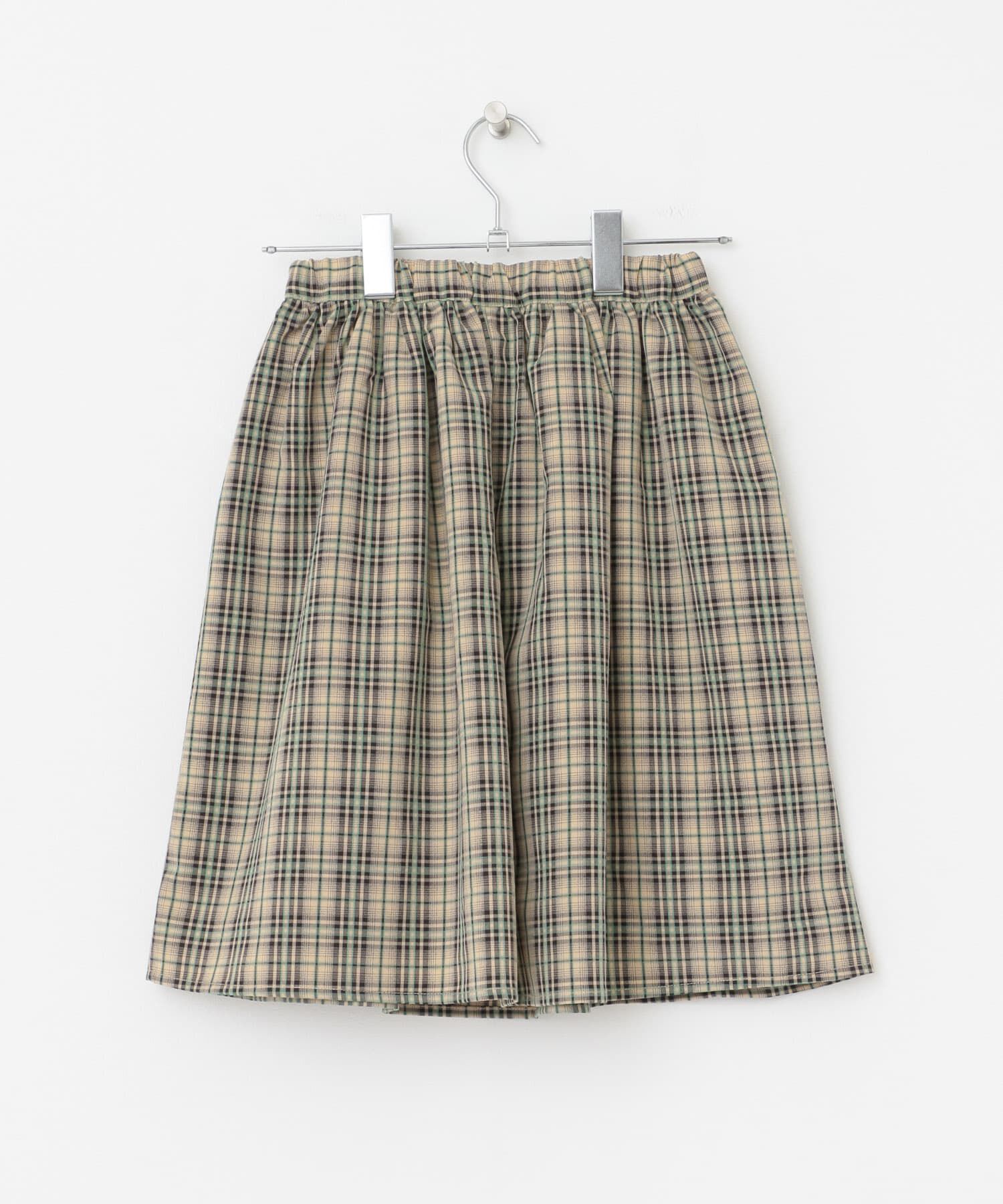 URBAN RESEARCH DOORS「チェックギャザースカート(KIDS)」|その他|