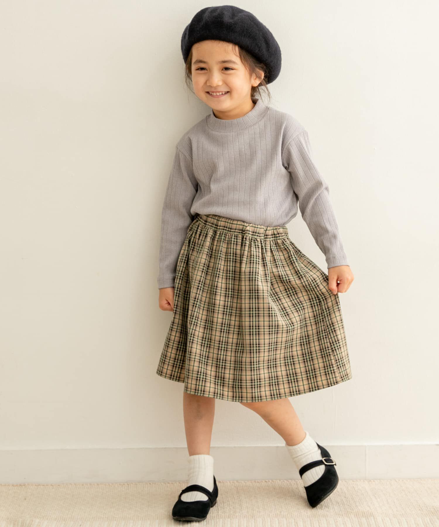 URBAN RESEARCH DOORS「チェックギャザースカート(KIDS)」|その他|
