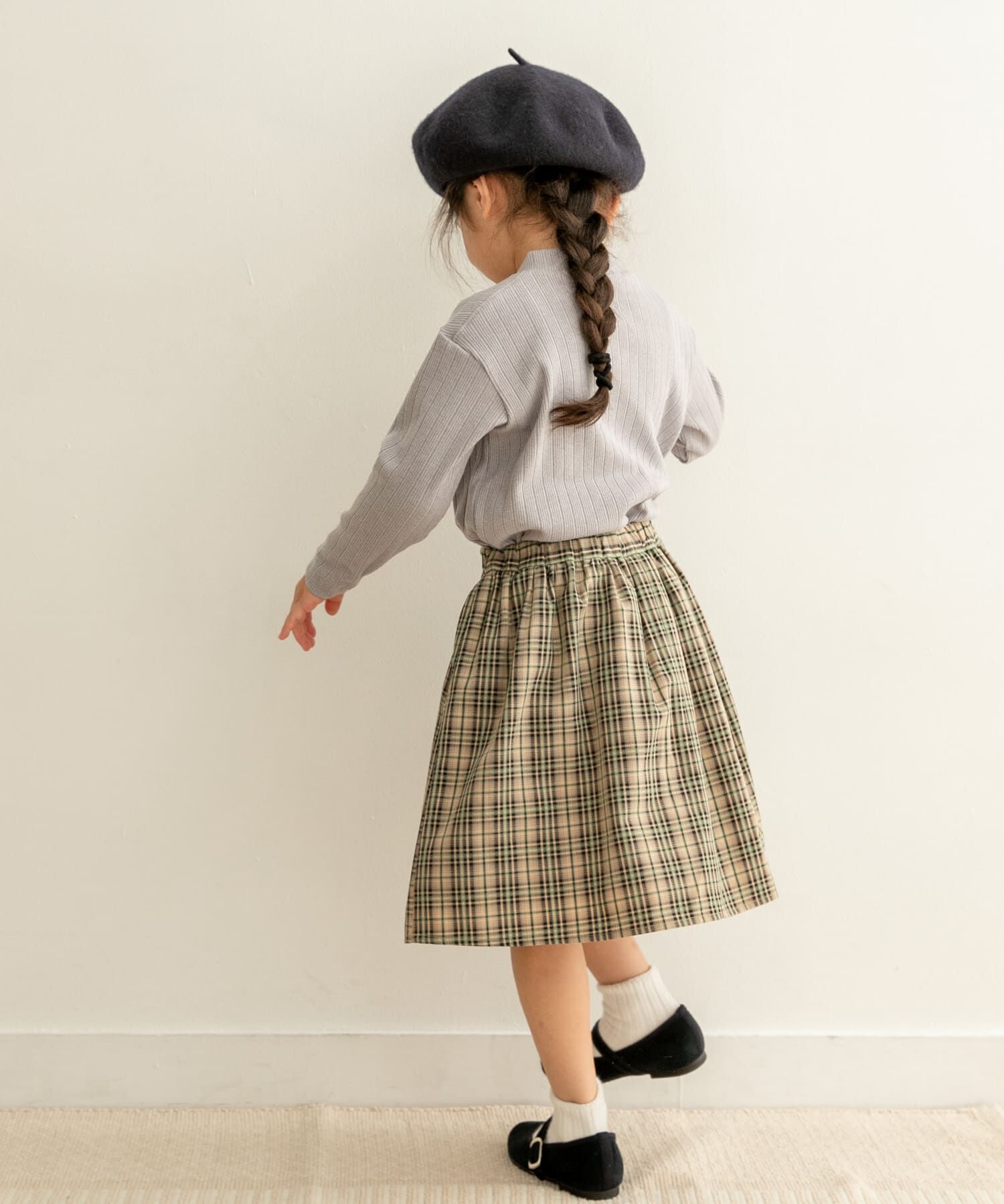 URBAN RESEARCH DOORS「チェックギャザースカート(KIDS)」|その他|