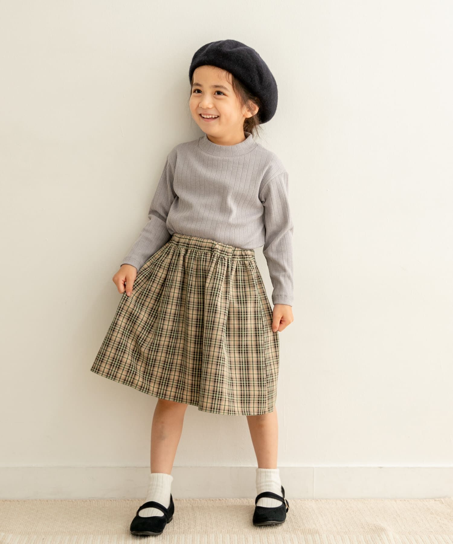 URBAN RESEARCH DOORS「チェックギャザースカート(KIDS)」|その他|