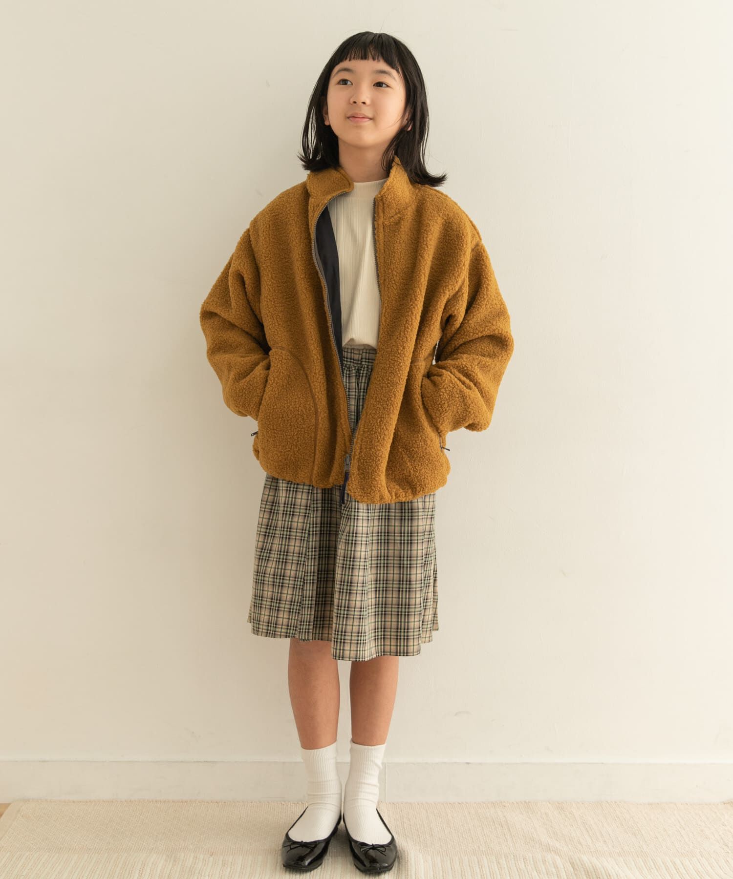 URBAN RESEARCH DOORS「チェックギャザースカート(KIDS)」|その他|