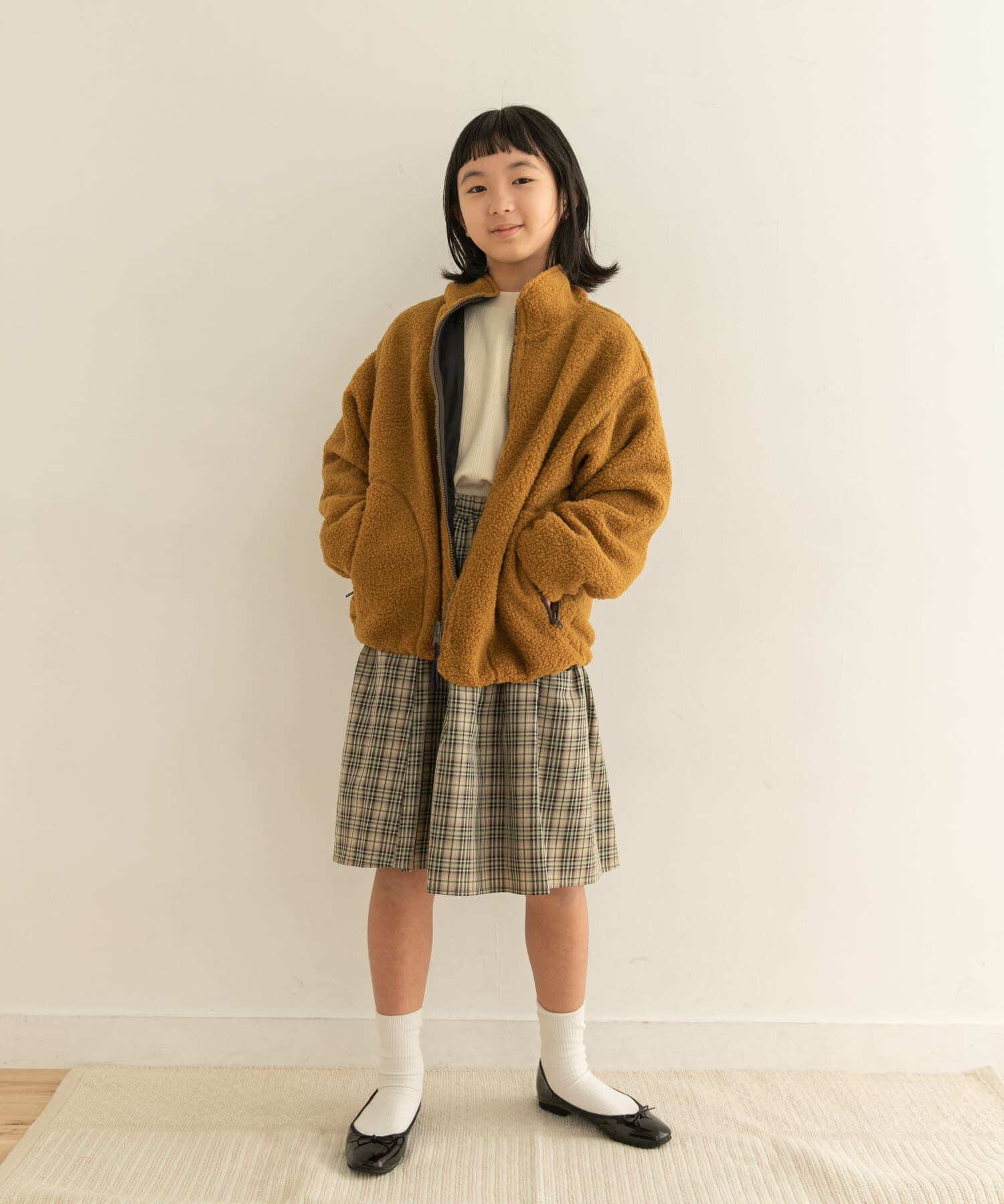 URBAN RESEARCH DOORS「チェックギャザースカート(KIDS)」|その他|