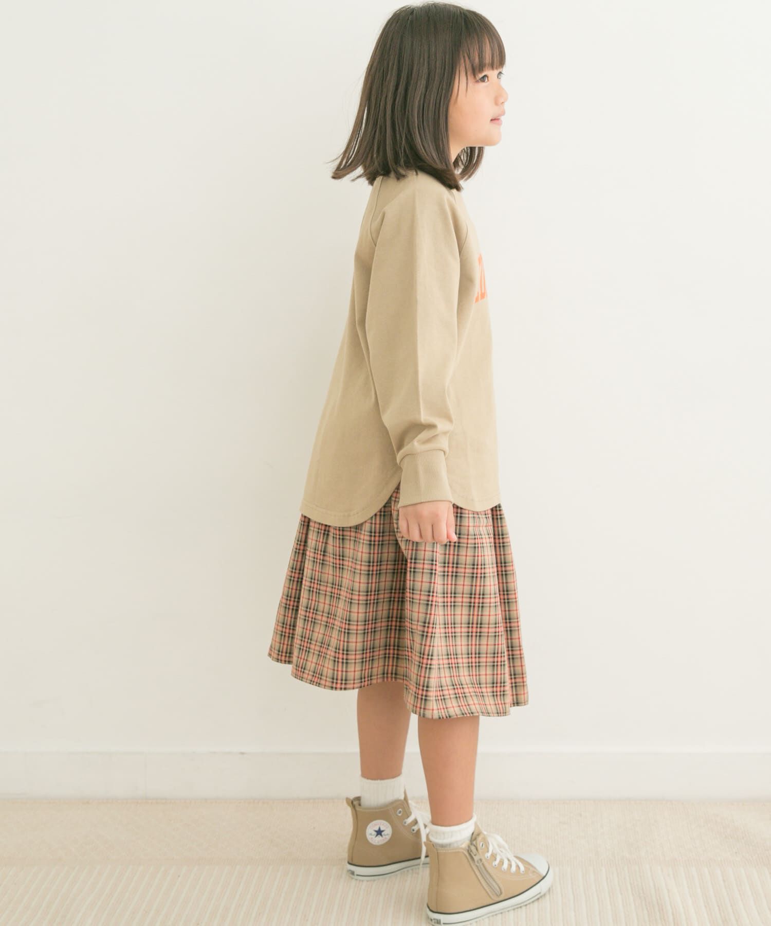 URBAN RESEARCH DOORS「チェックギャザースカート(KIDS)」|その他|