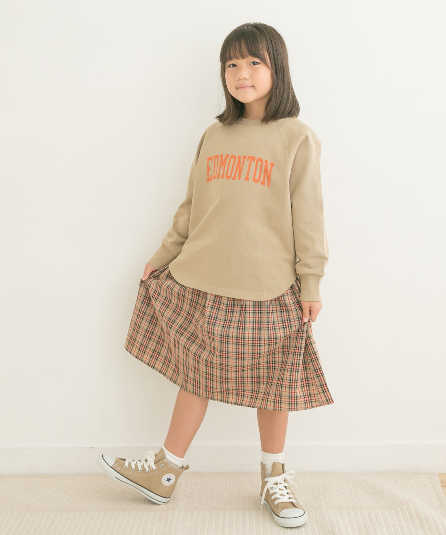 URBAN RESEARCH DOORS「チェックギャザースカート(KIDS)」|その他|