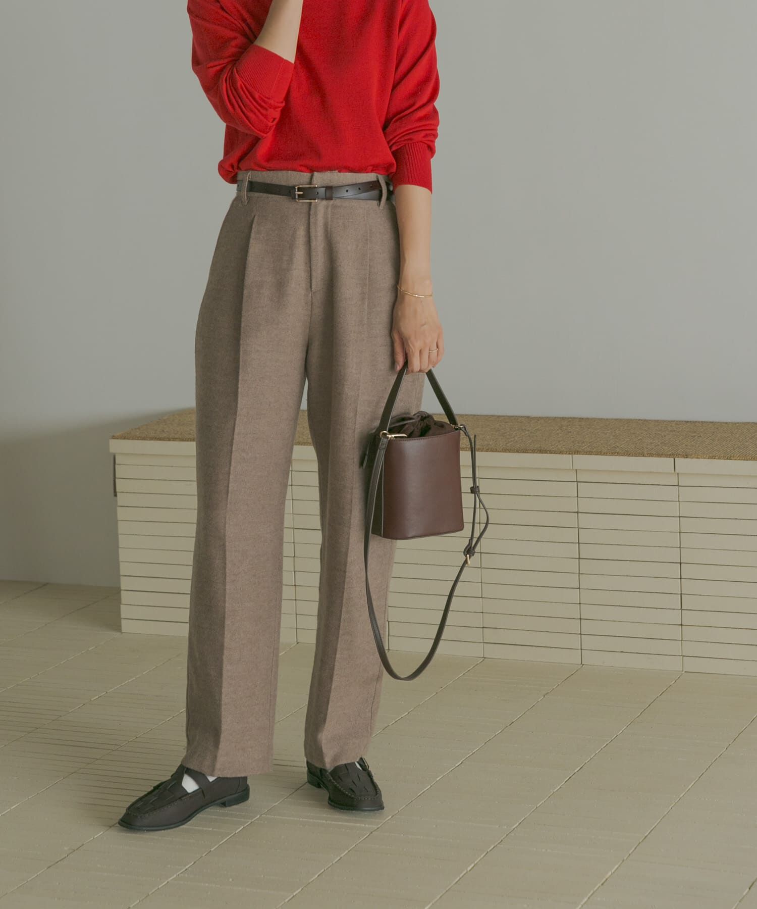 URBAN RESEARCH DOORS「ウールミックストラウザー」|その他|