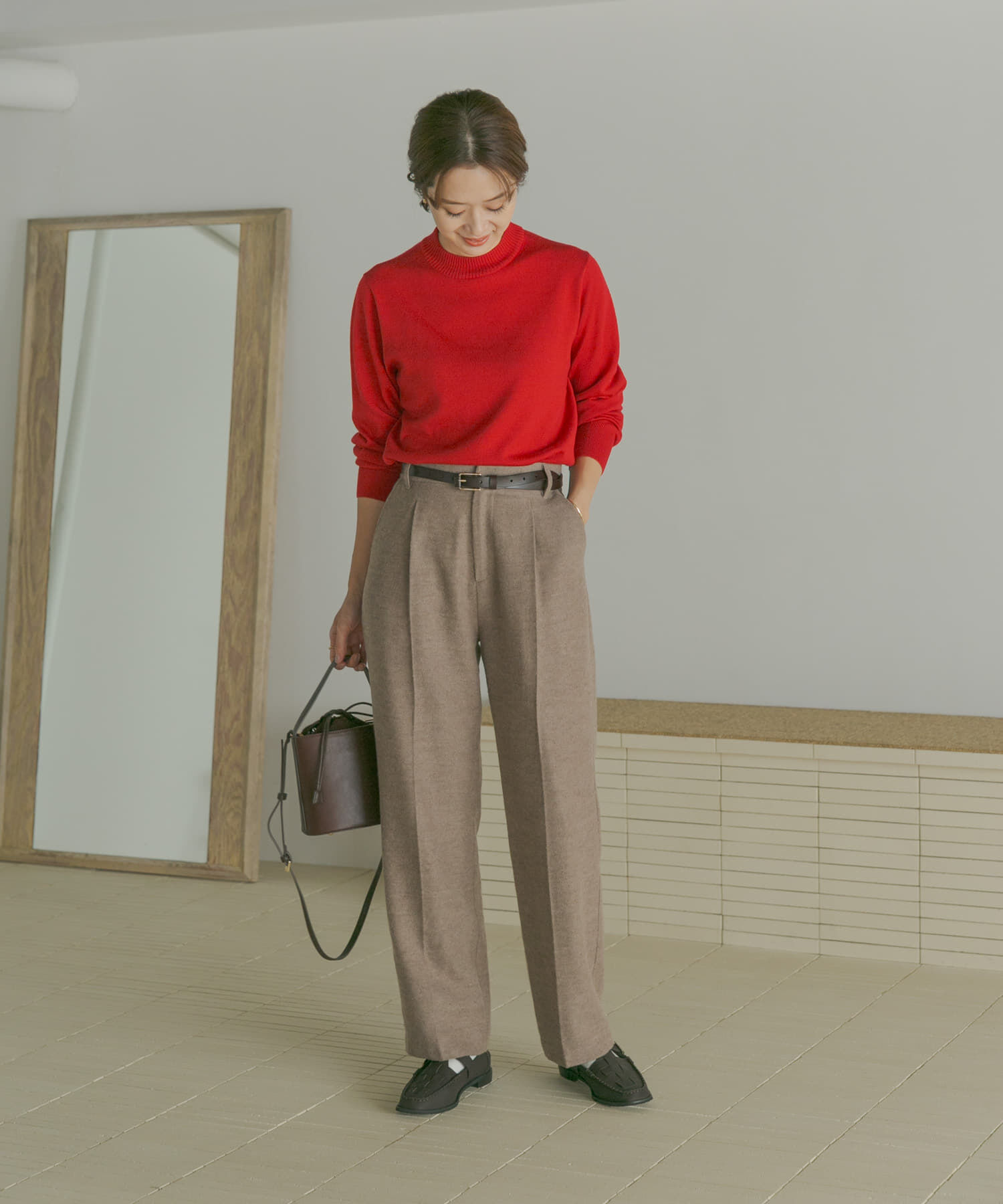 URBAN RESEARCH DOORS「ウールミックストラウザー」|その他|