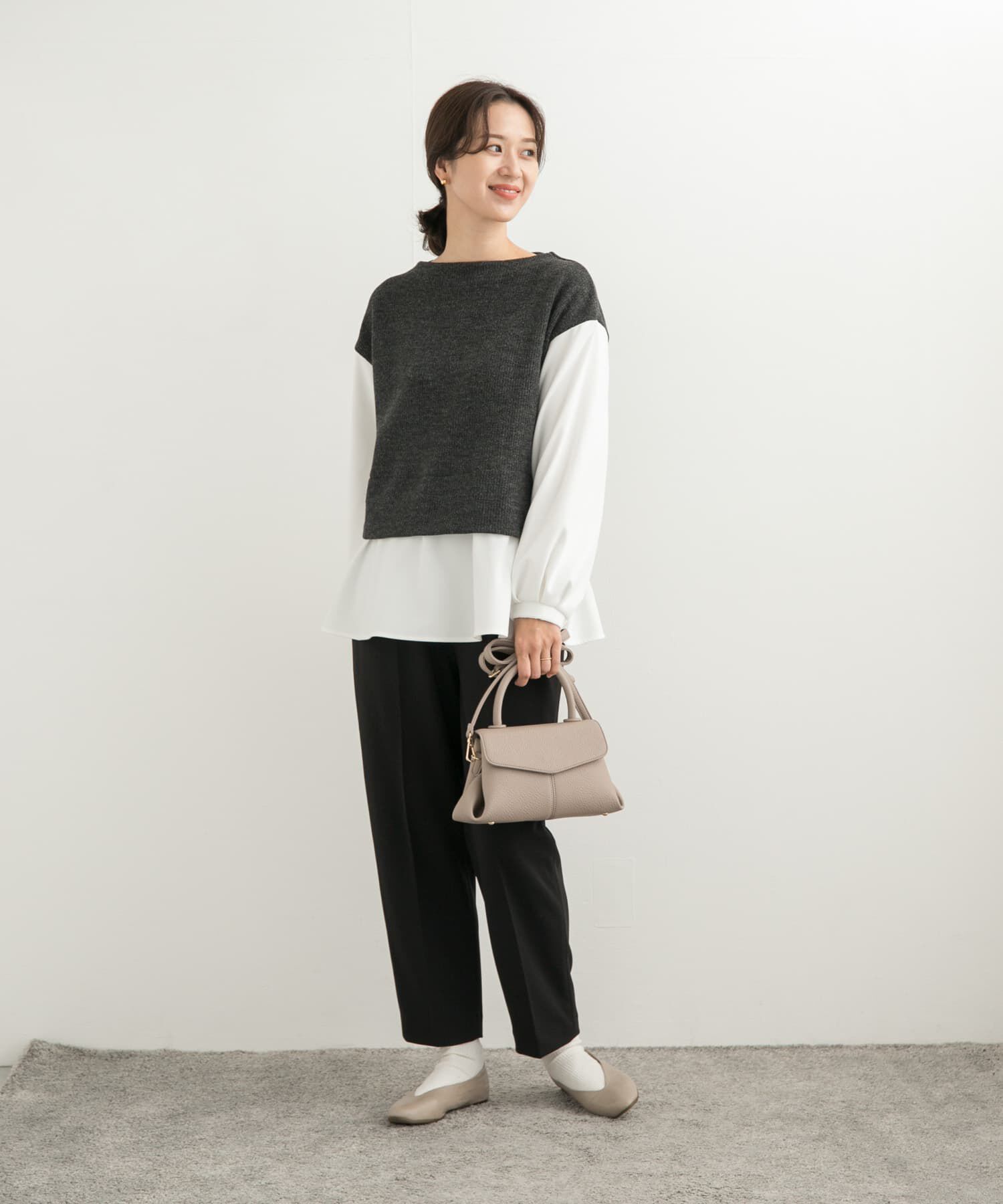 URBAN RESEARCH DOORS「カットジョーゼットテーパードパンツ」|その他|