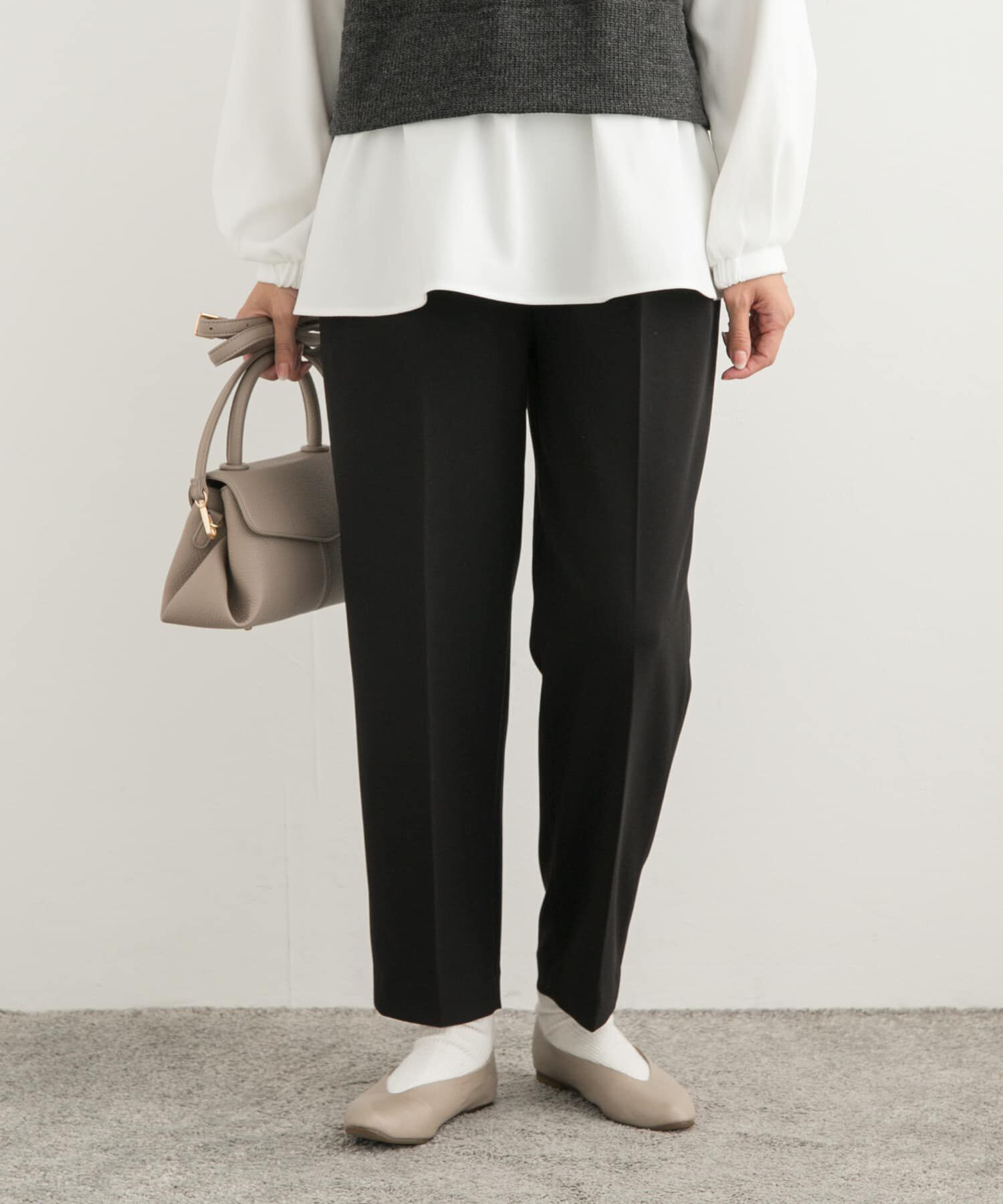 URBAN RESEARCH DOORS「カットジョーゼットテーパードパンツ」|その他|