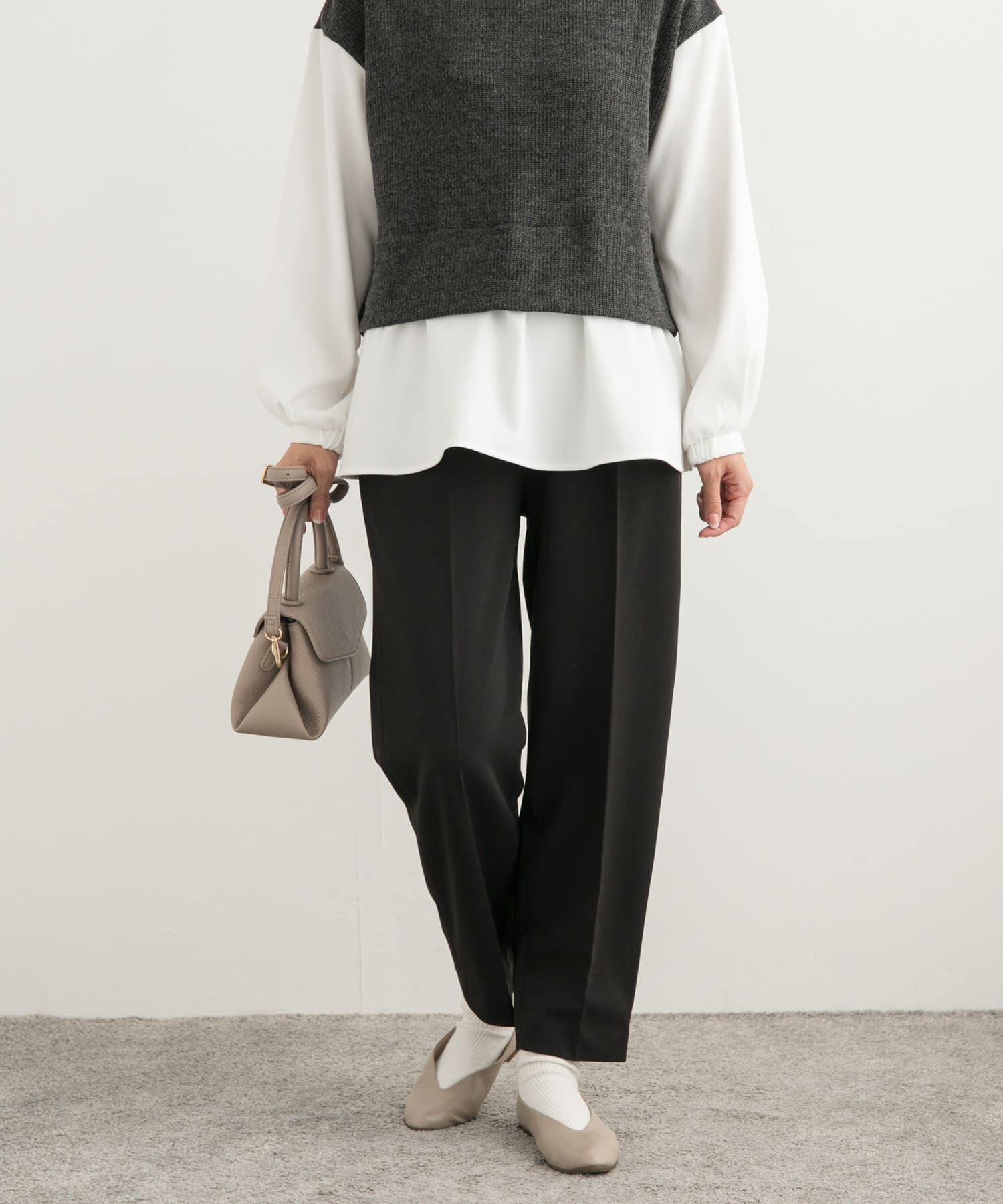 URBAN RESEARCH DOORS「カットジョーゼットテーパードパンツ」|その他|