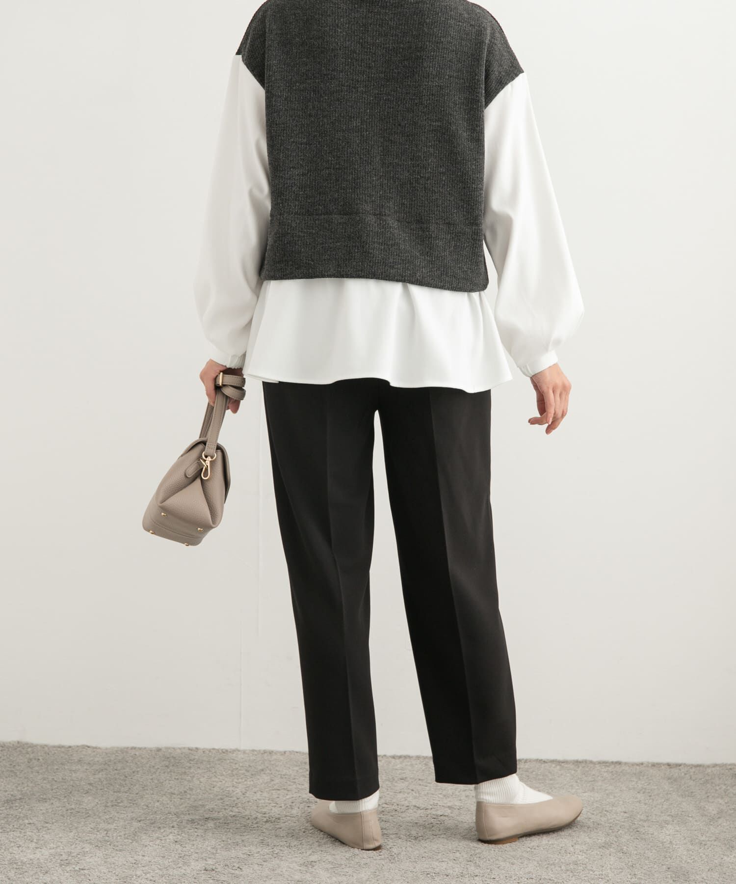 URBAN RESEARCH DOORS「カットジョーゼットテーパードパンツ」|その他|