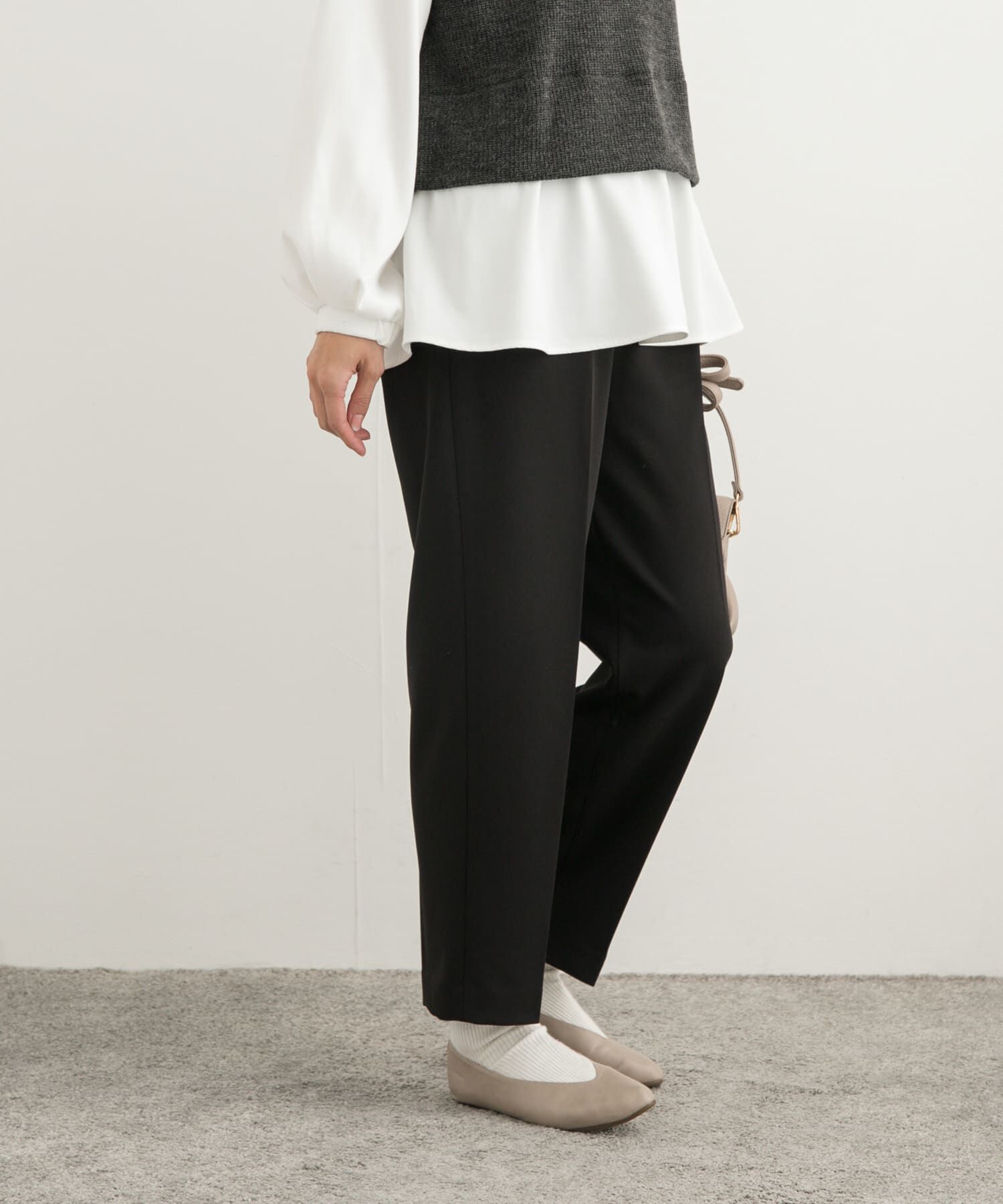 URBAN RESEARCH DOORS「カットジョーゼットテーパードパンツ」|その他|