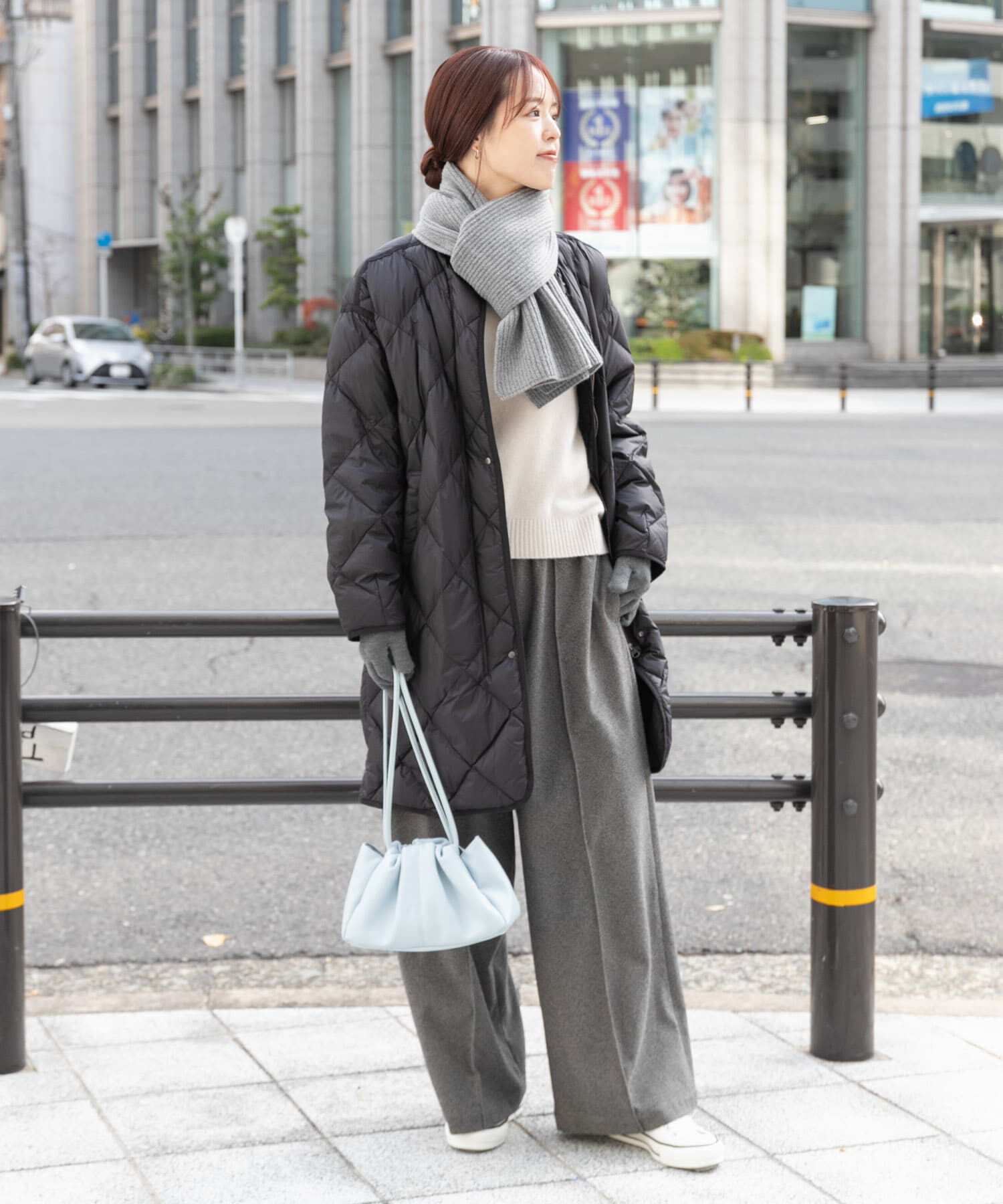 URBAN RESEARCH DOORS「ヘリンボーンピンタックイージーパンツ」|その他|