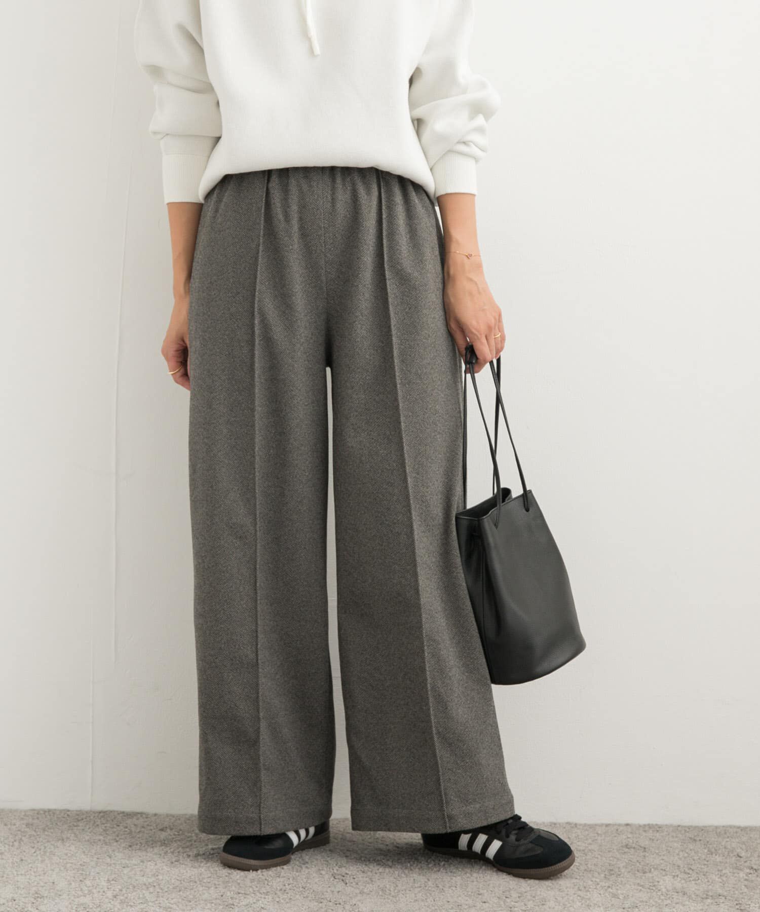 URBAN RESEARCH DOORS「ヘリンボーンピンタックイージーパンツ」|その他|