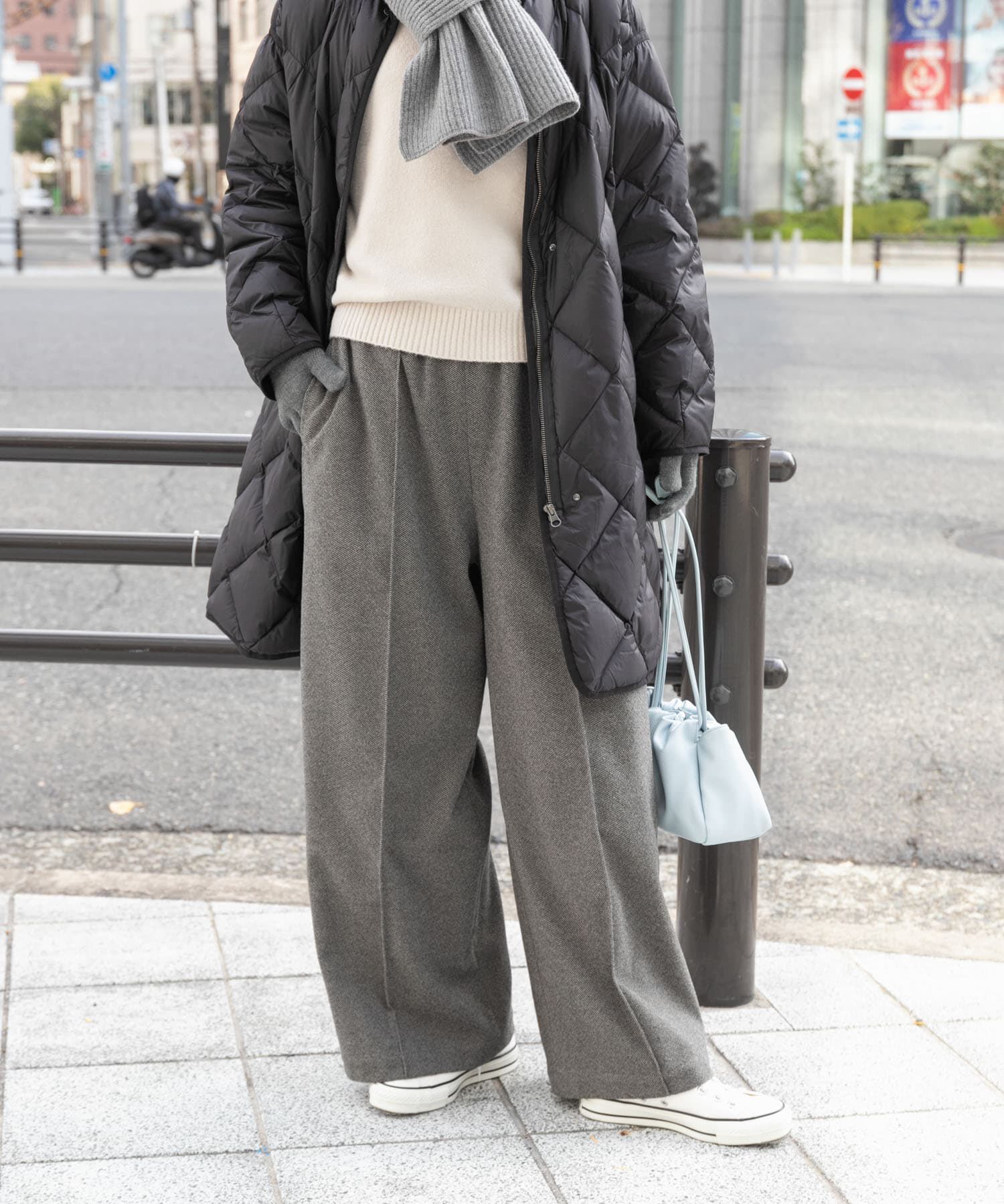 URBAN RESEARCH DOORS「ヘリンボーンピンタックイージーパンツ」|その他|