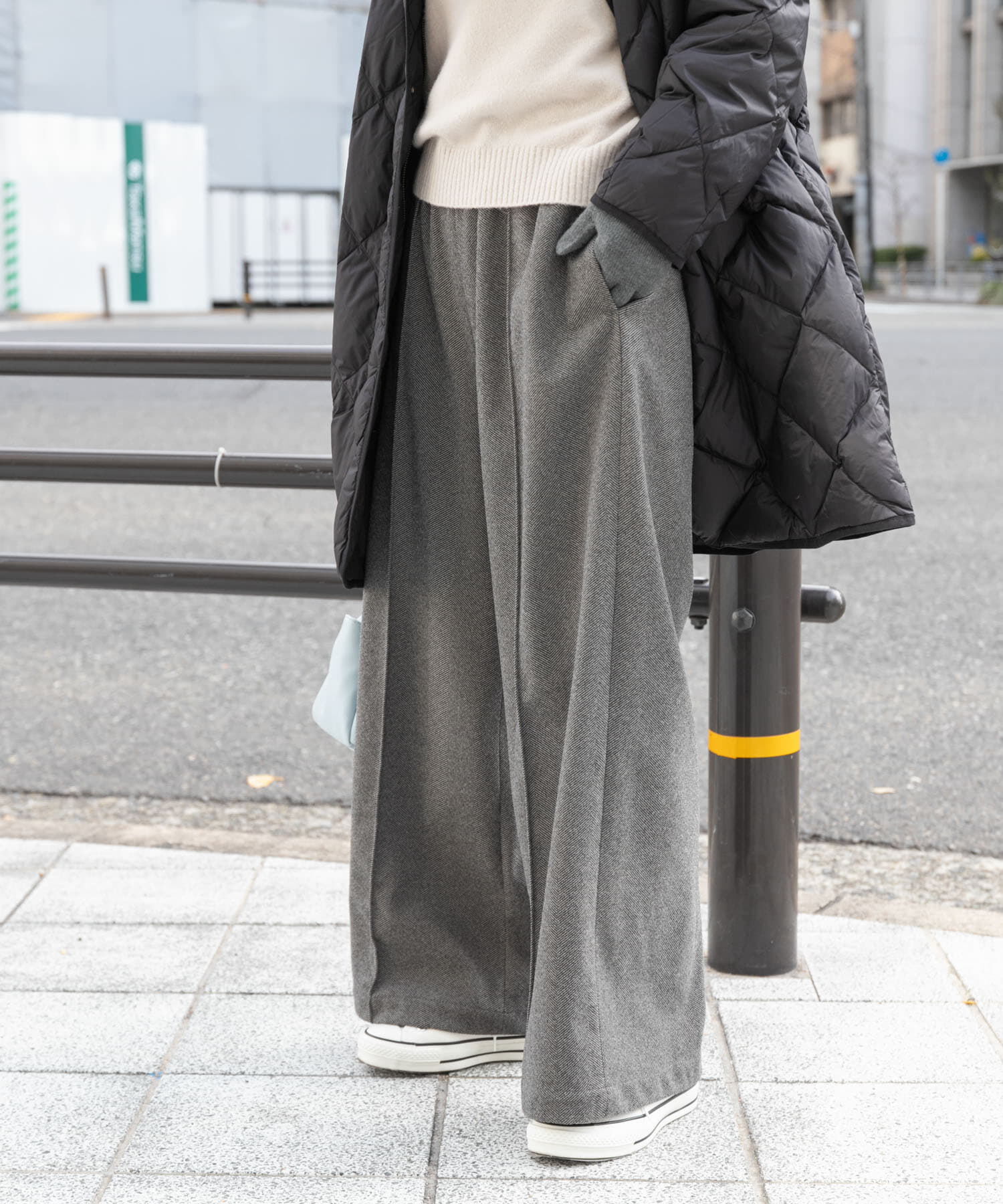 URBAN RESEARCH DOORS「ヘリンボーンピンタックイージーパンツ」|その他|