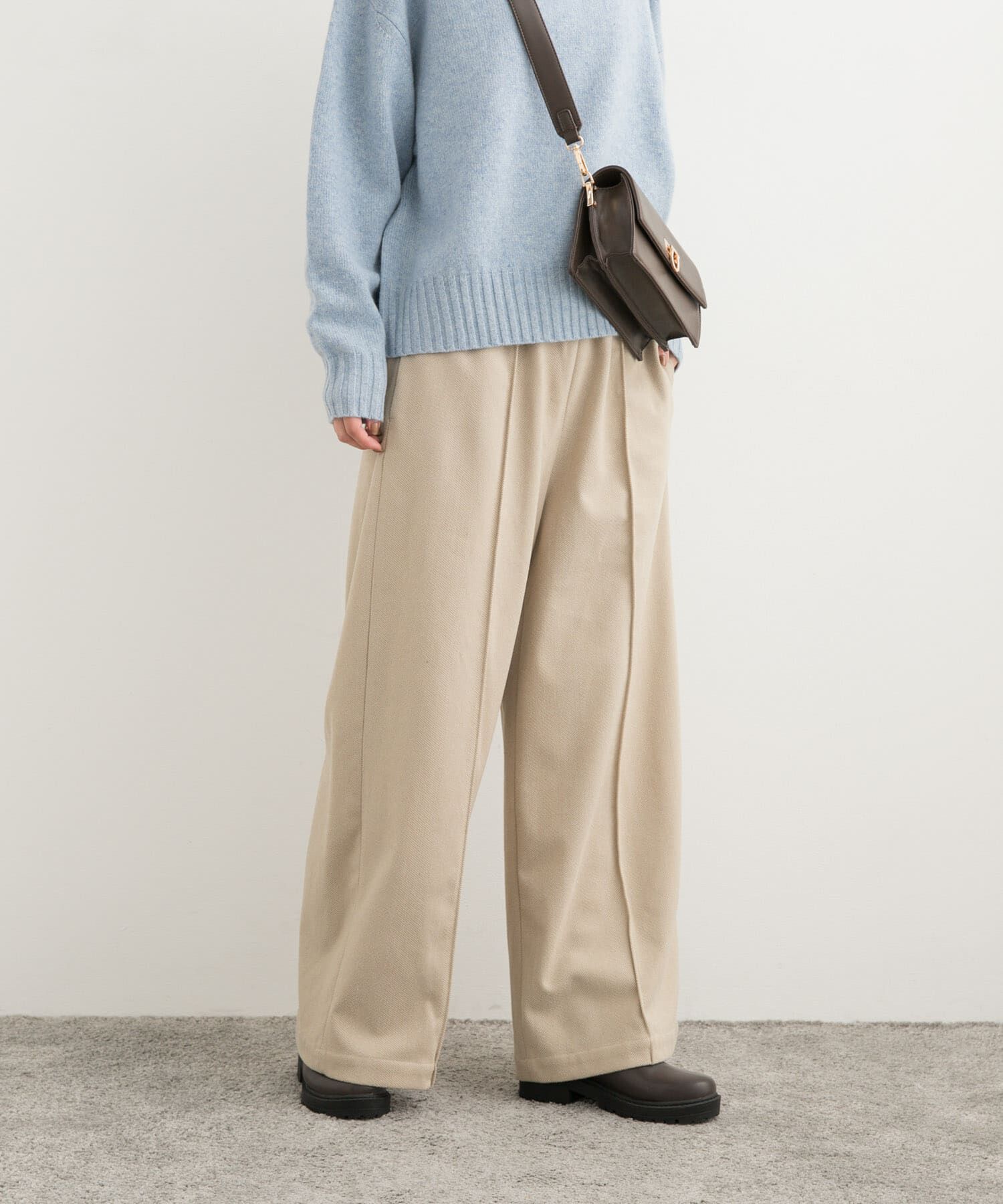 URBAN RESEARCH DOORS「ヘリンボーンピンタックイージーパンツ」|その他|