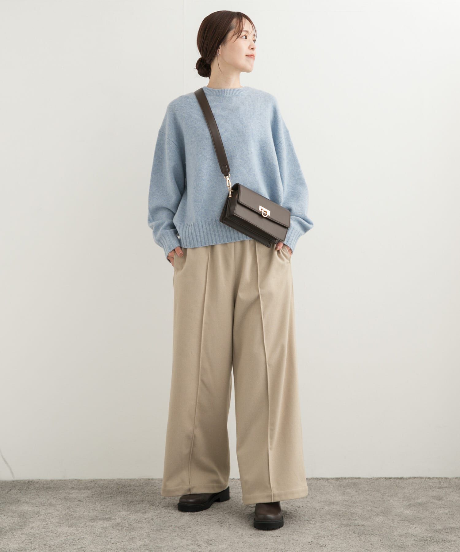 URBAN RESEARCH DOORS「ヘリンボーンピンタックイージーパンツ」|その他|