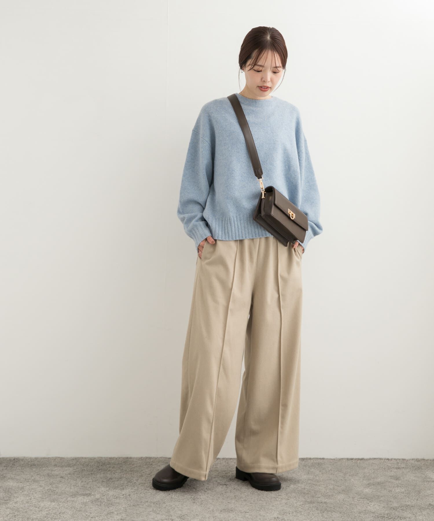 URBAN RESEARCH DOORS「ヘリンボーンピンタックイージーパンツ」|その他|