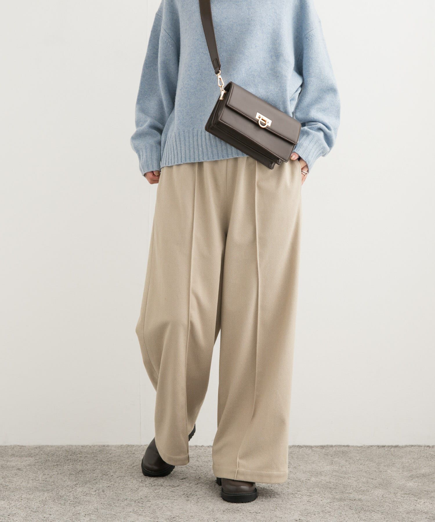 URBAN RESEARCH DOORS「ヘリンボーンピンタックイージーパンツ」|その他|