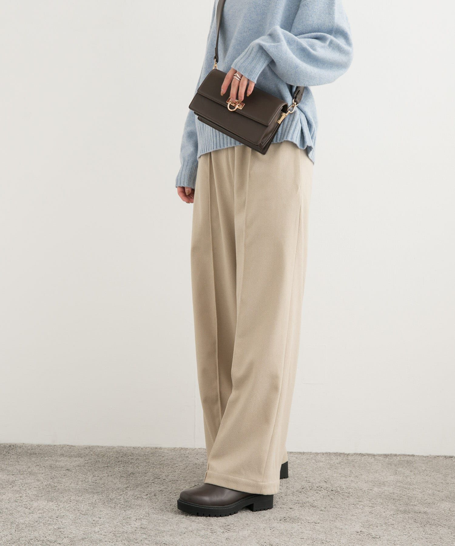 URBAN RESEARCH DOORS「ヘリンボーンピンタックイージーパンツ」|その他|