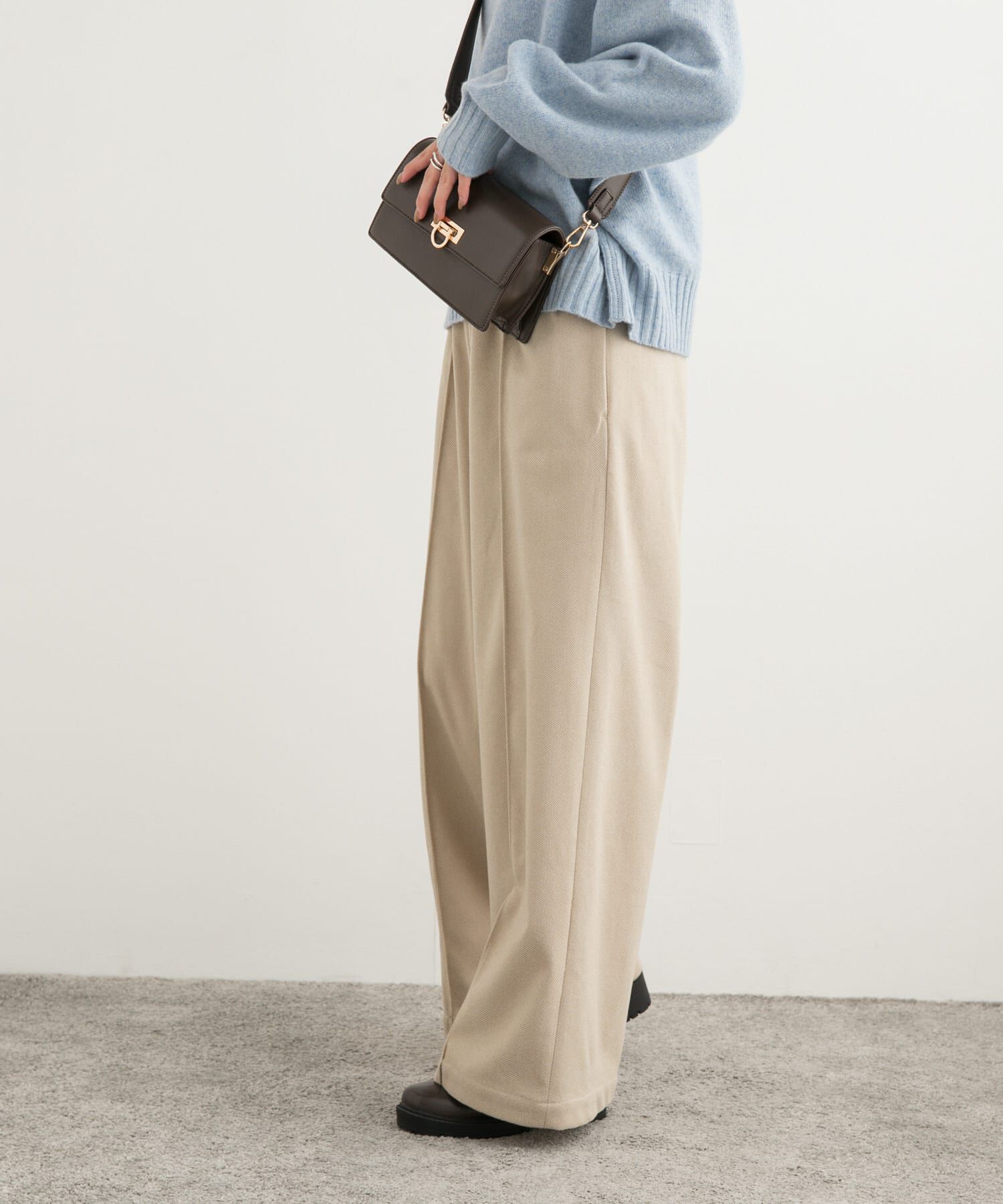 URBAN RESEARCH DOORS「ヘリンボーンピンタックイージーパンツ」|その他|