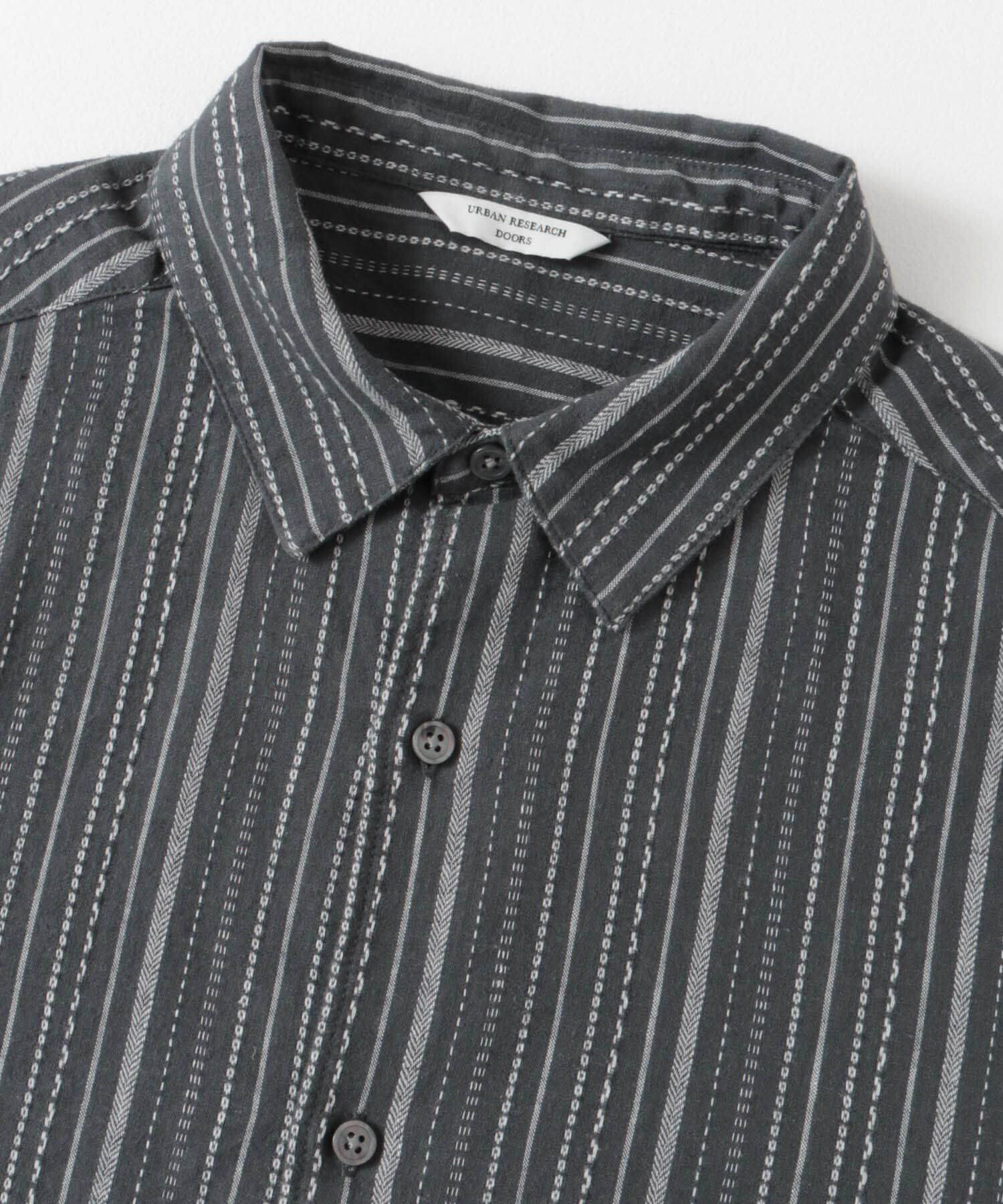 URBAN RESEARCH DOORS「ヘンプコットン レギュラーカラーシャツ」|シャツ・ブラウス|