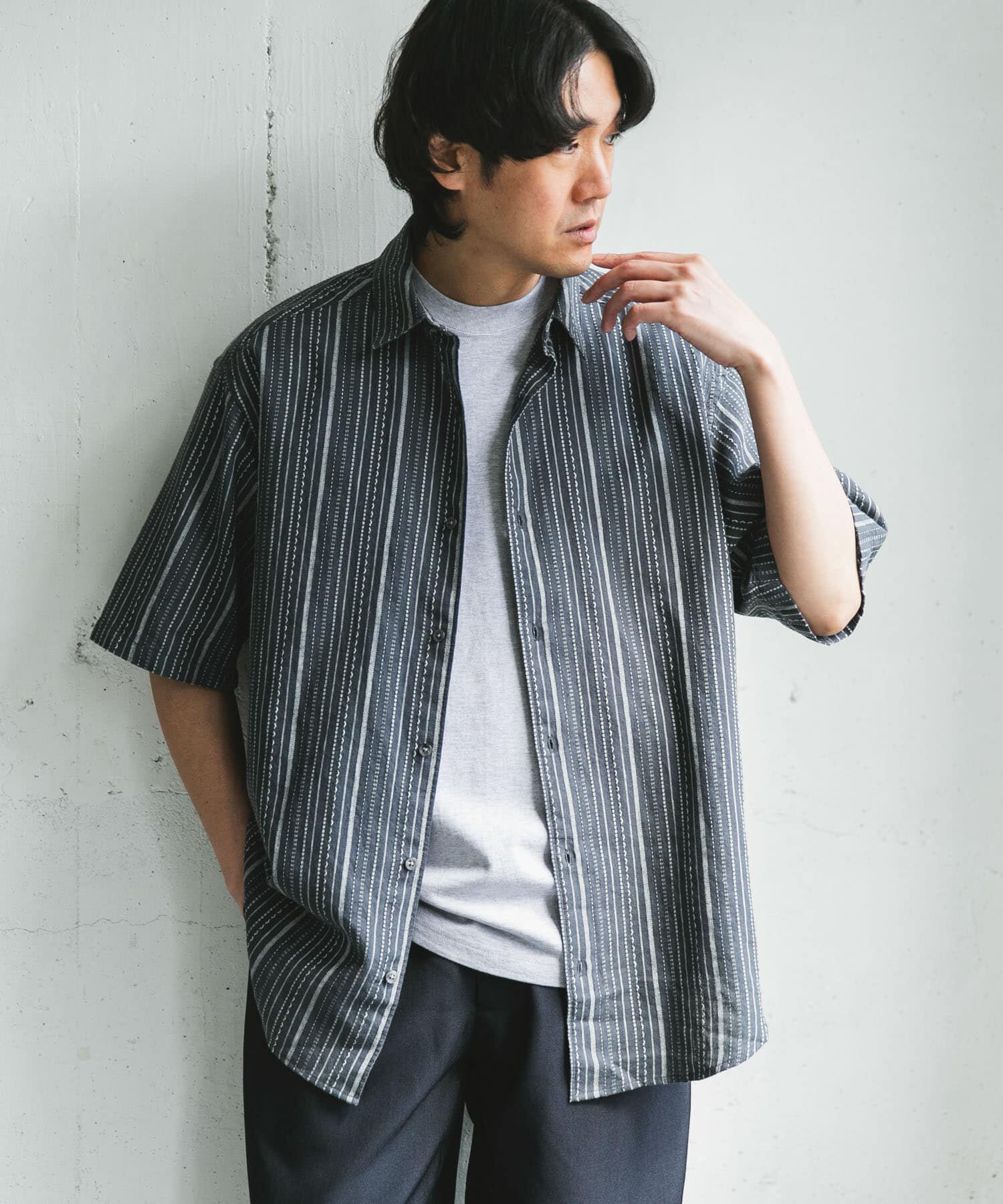 URBAN RESEARCH DOORS「ヘンプコットン レギュラーカラーシャツ」|シャツ・ブラウス|