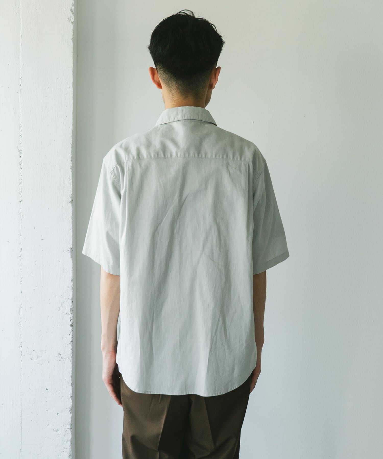 URBAN RESEARCH DOORS「ヘンプコットン レギュラーカラーシャツ」|シャツ・ブラウス|