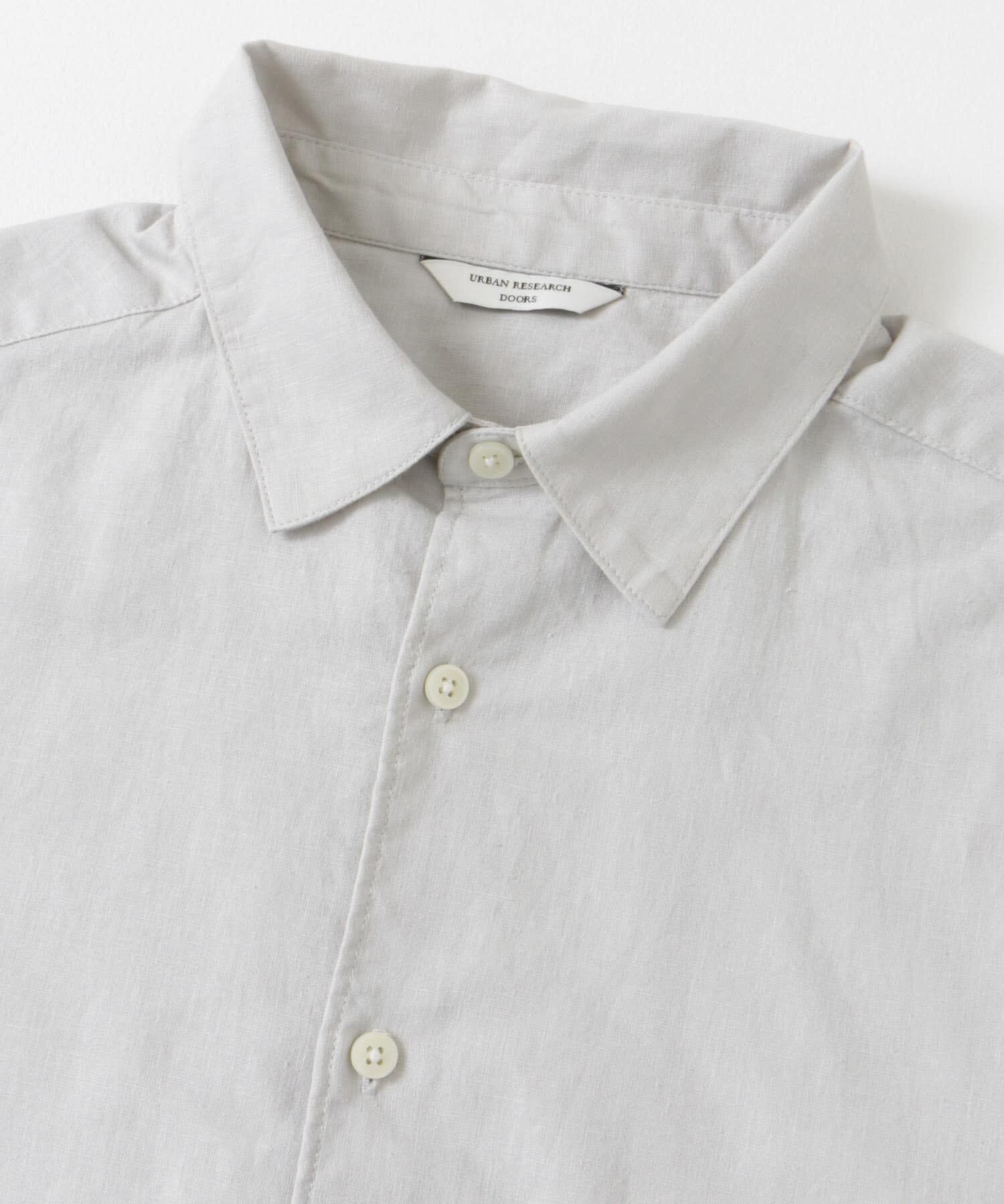 URBAN RESEARCH DOORS「ヘンプコットン レギュラーカラーシャツ」|シャツ・ブラウス|