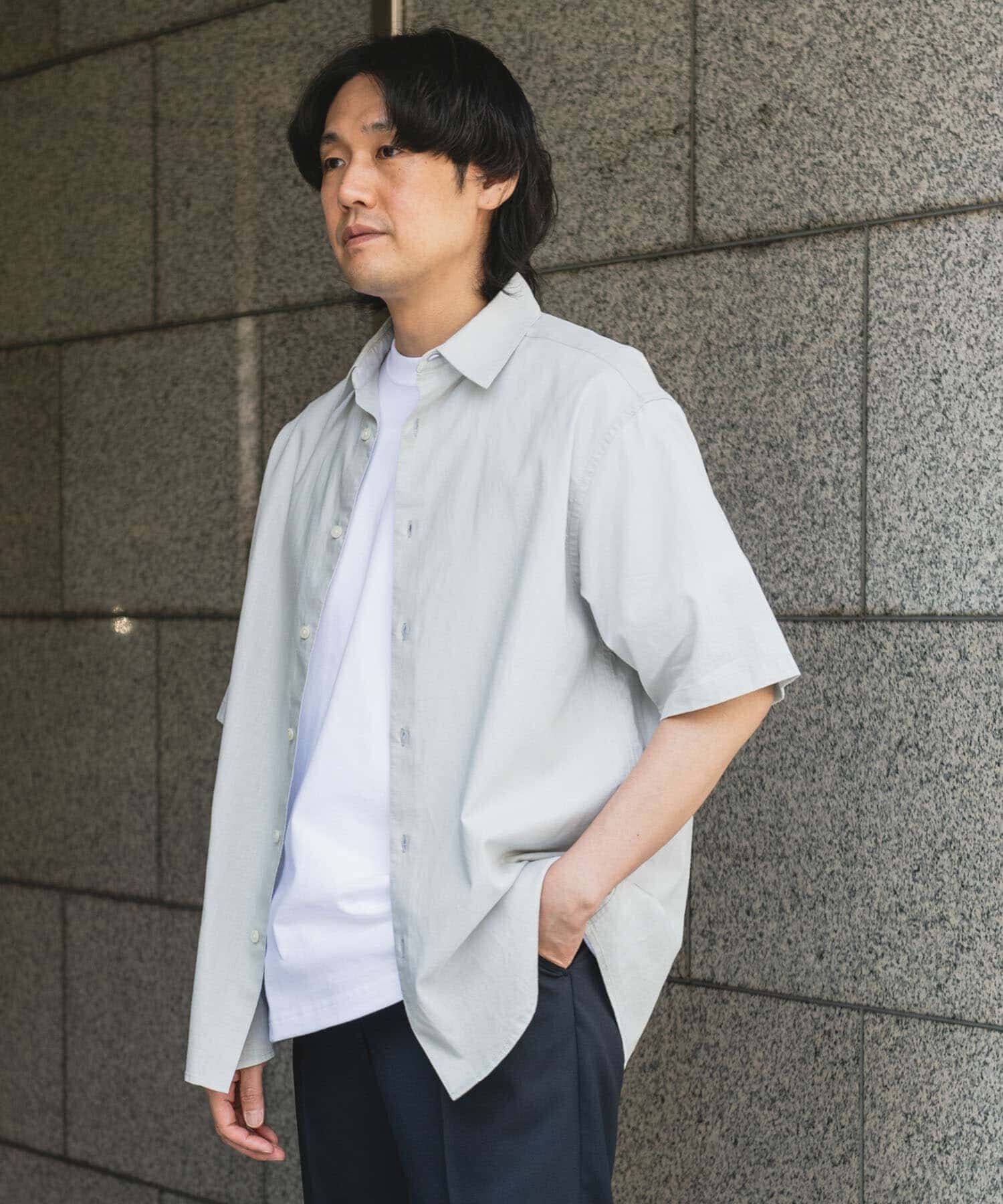 URBAN RESEARCH DOORS「ヘンプコットン レギュラーカラーシャツ」|シャツ・ブラウス|