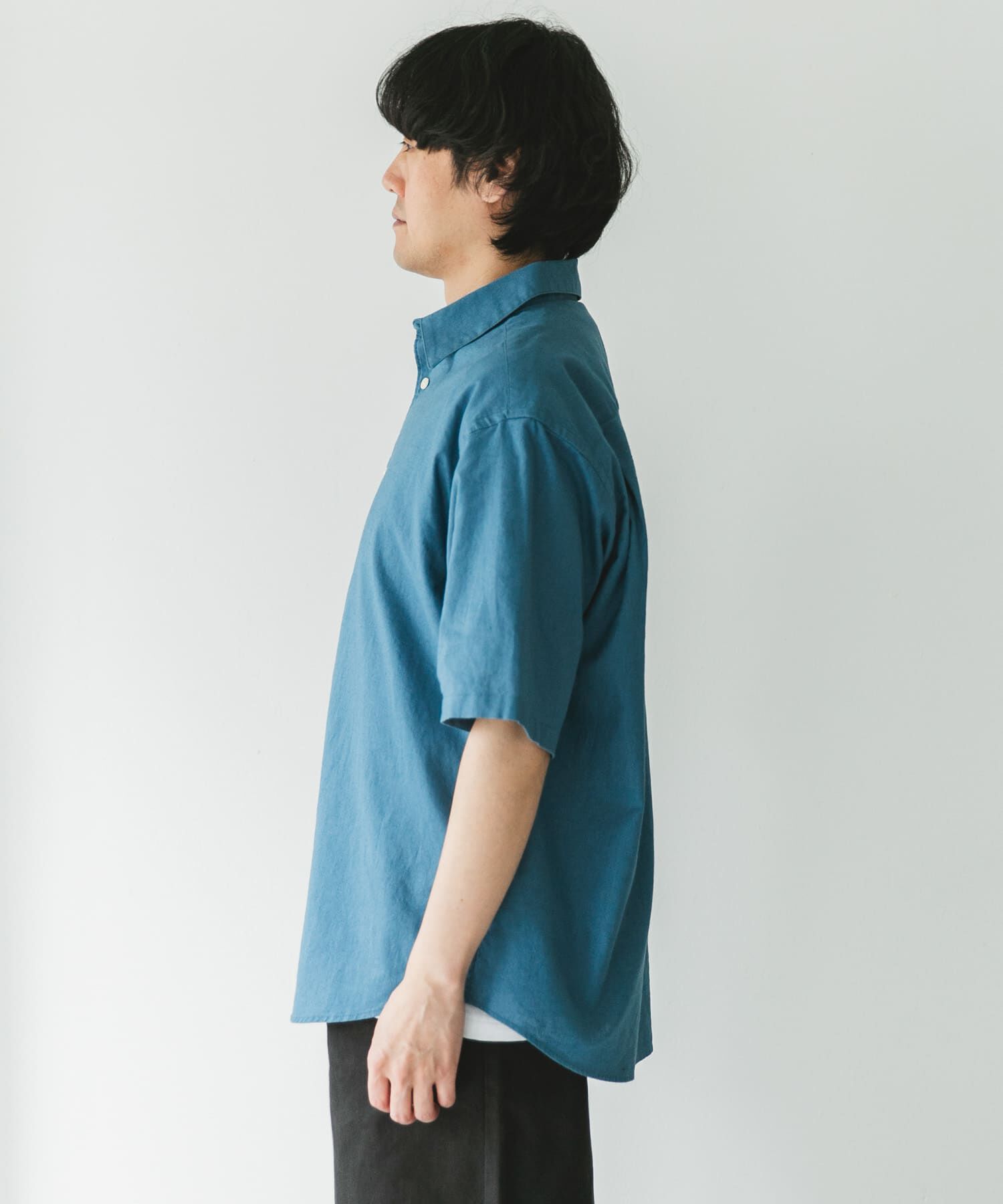 URBAN RESEARCH DOORS「ヘンプコットン レギュラーカラーシャツ」|シャツ・ブラウス|