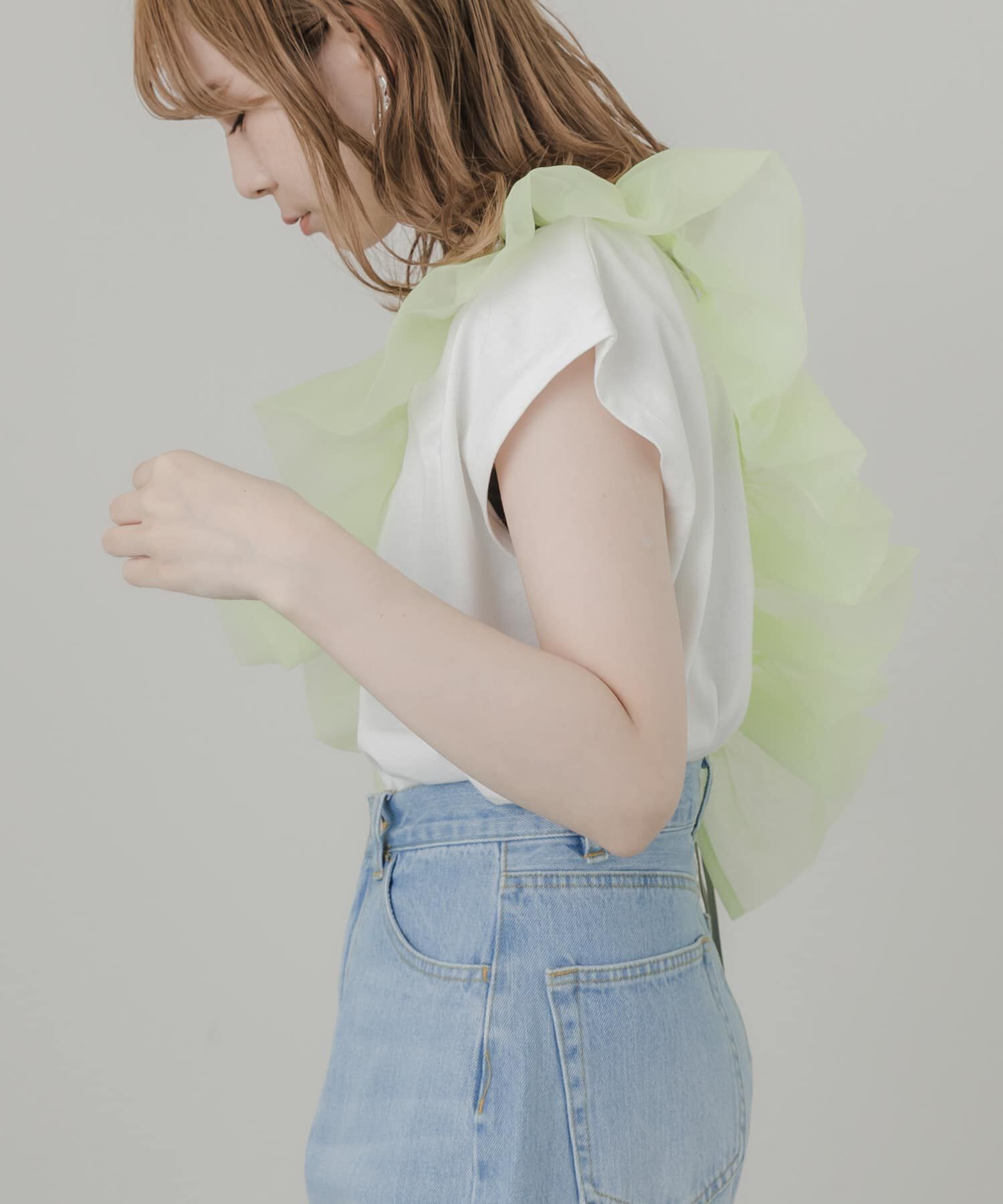 SMELLY「オーガンジースマホショルダー」|モバイルケース|