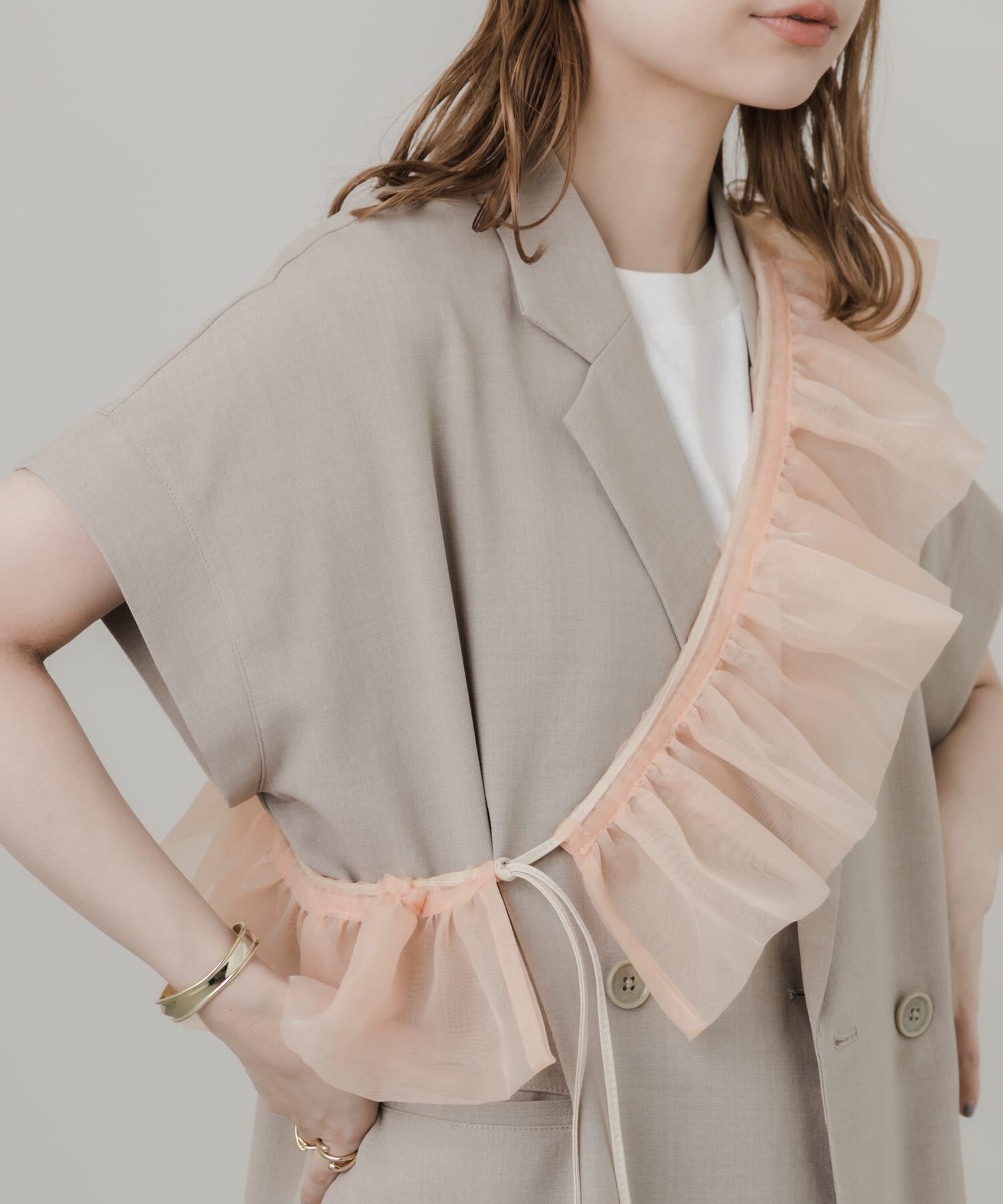 SMELLY「オーガンジースマホショルダー」|モバイルケース|