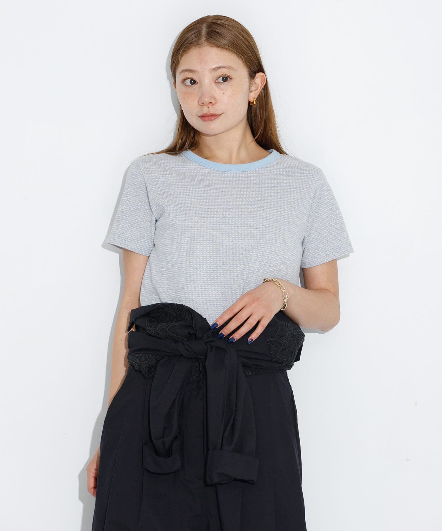 Sonny Label 「JQベーシックコンパクトTシャツ」|Tシャツ・カットソー|