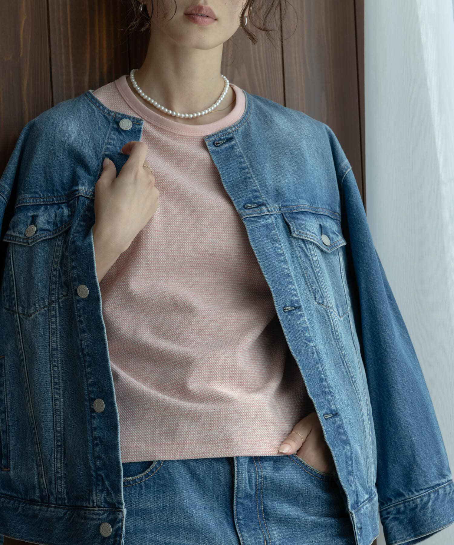 Sonny Label 「JQベーシックコンパクトTシャツ」|Tシャツ・カットソー|ピンク