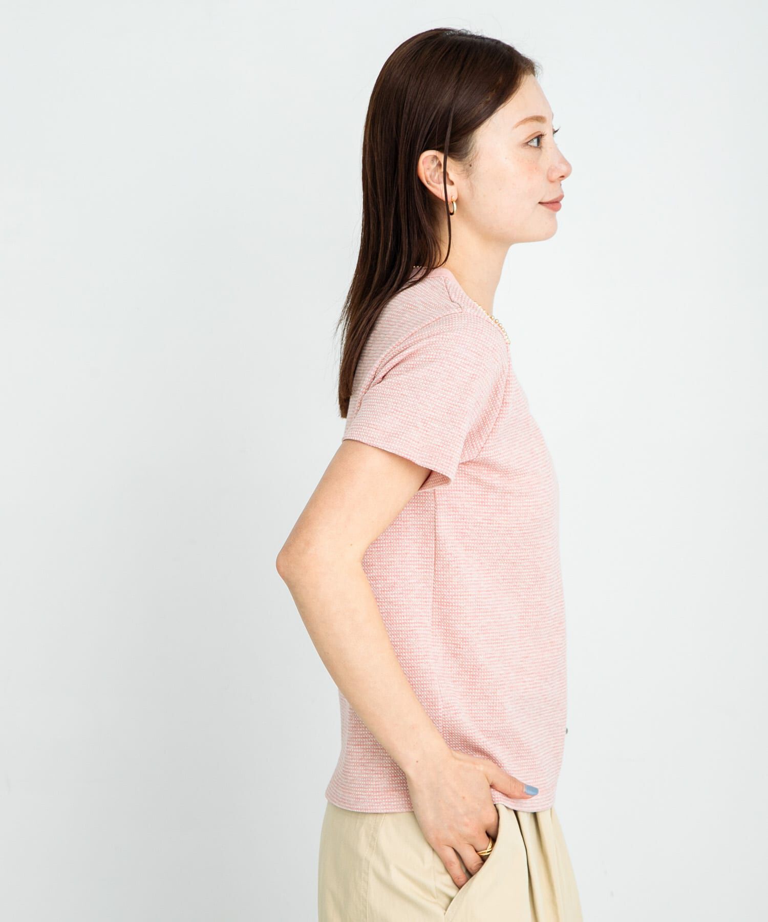 Sonny Label 「JQベーシックコンパクトTシャツ」|Tシャツ・カットソー|